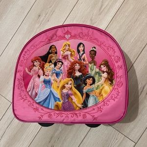 Disney Store Princess suitcase in Pink with pull out handle and two zippers